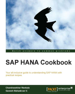 V. Ganesh Mahadevan - SAP HANA cookbook: your all-inclusive guide to understanding SAP HANA with practical recipes