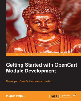 Nepali Getting started with OpenCart module development