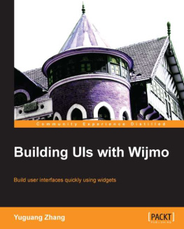 Zhang - Building UIs with Wijmo: build user interfaces quickly using widgets