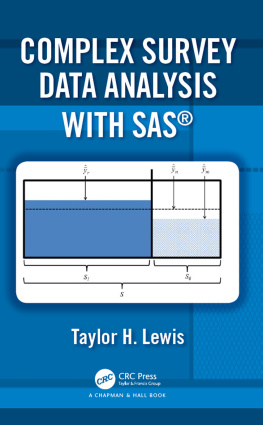 Lewis - Complex survey data analysis with SAS