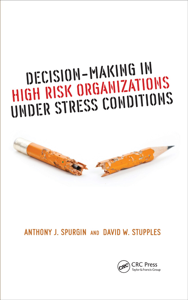 DECISION-MAKING IN HIGH RISK ORGANIZATIONS UNDER STRESS CONDITIONS - photo 1