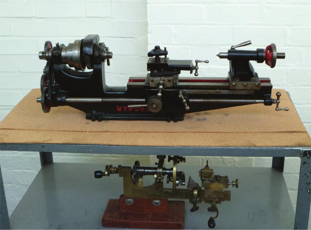 An early Myford lathe Although very basic it can do a lot of useful work in - photo 8