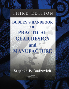 Radzevich Dudley’s Handbook of Practical Gear Design and Manufacture