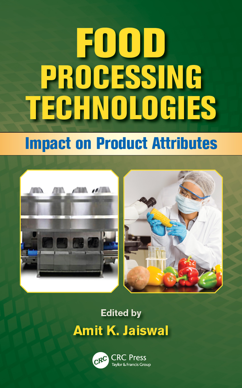 FOOD PROCESSING TECHNOLOGIES Impact on Product Attributes FOOD PROCESSING - photo 1