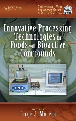 Moreno - Innovative processing technologies for foods with bioactive compounds