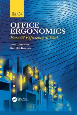 Kroemer Anne D. - Office ergonomics: ease and efficiency at work