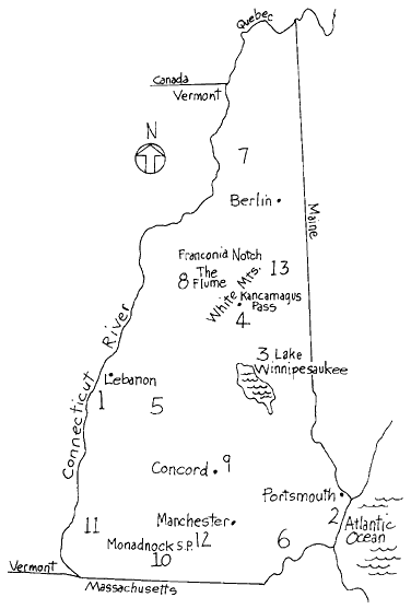 New Hampshire Country Roads Figures correspond with chapter numbers - photo 5