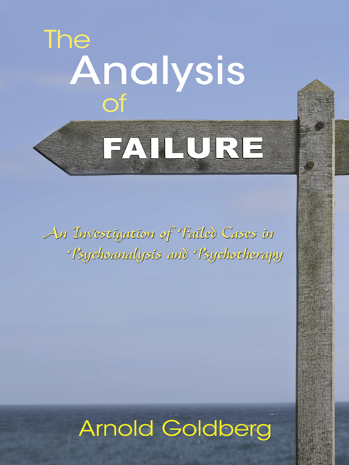 The Analysis of FAILURE The Analysis of FAILURE An Investigation of Failed - photo 1