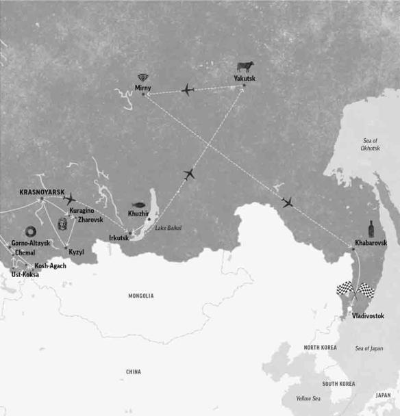 10 weeks 24 hosts Total mileage 13411 21583 km BY PLANE 7094 - photo 3