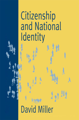 David l. Miller Citizenship and National Identity