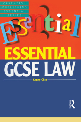 Chin - Essential GCSE Law