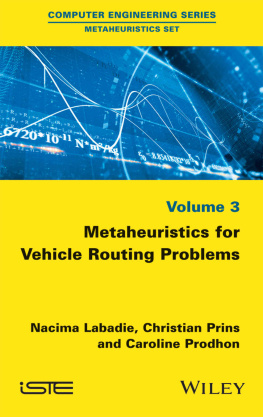 Labadie Nacima - Metaheuristics for vehicle routing problems