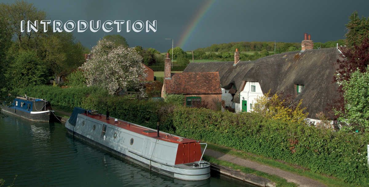 Narrowboat at the end of the rainbow Great Bedwyn Kennet Avon Canal L - photo 4