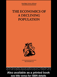 title The Economics of a Declining Population Welfare Economics and - photo 1