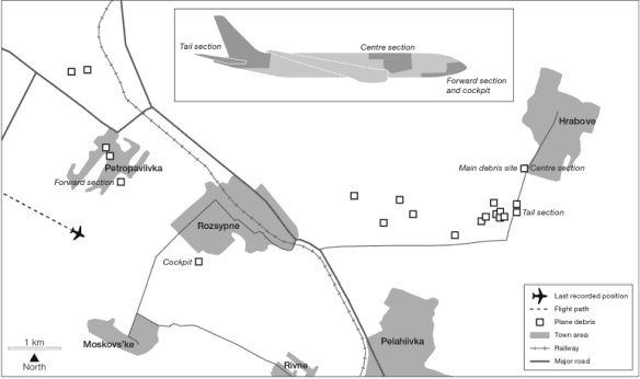 MH17 debris sitesSource Dutch Safety Board Chapter 1 Amsterdam 17 July 2014 - photo 3