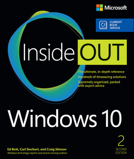 Ed Bott - Windows 10 Inside Out