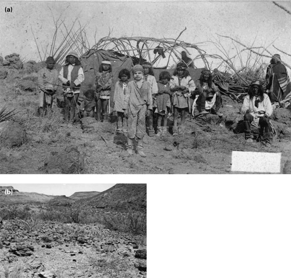 Geronimos wickiup a and prehistoric stances left by shelters of the kind in - photo 4