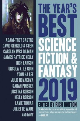 Rich Horton The Year's Best Science Fiction & Fantasy, 2019 Edition