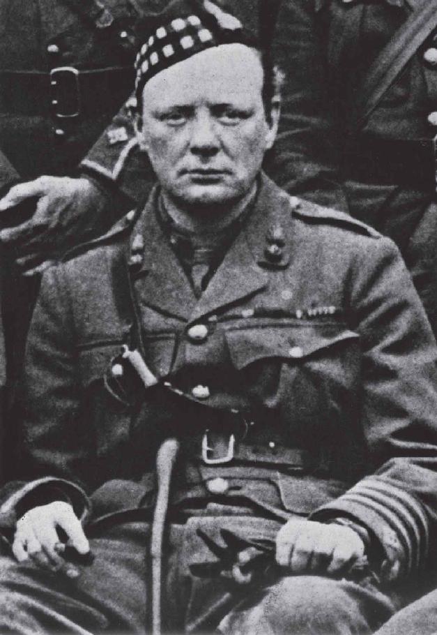 Churchill in April 1916 when Lieutenant-Colonel commanding the 6th Battalion - photo 1