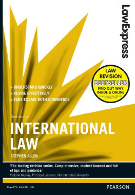 Stephen Allen - Law Express: International Law