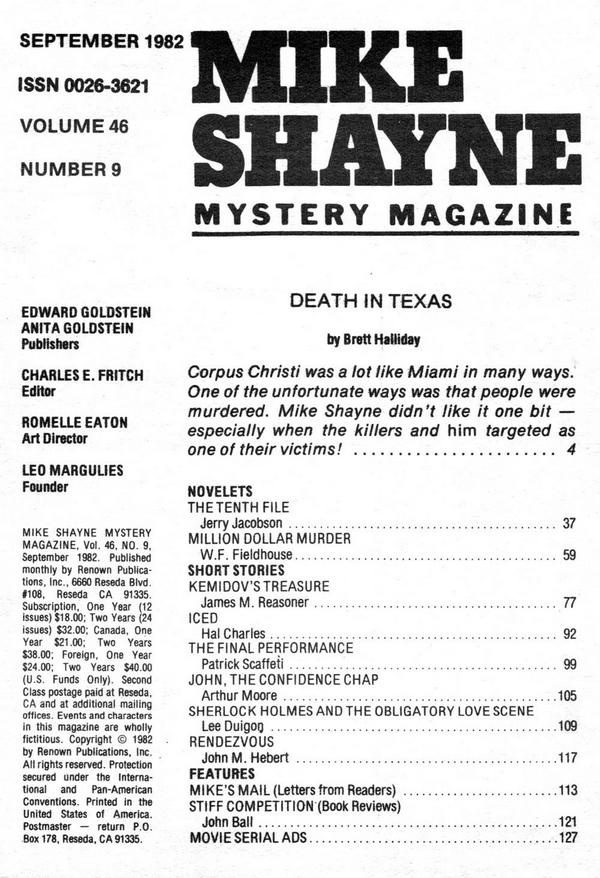 Death In Texas by Brett Halliday ghost written by James M Reasoner Texas - photo 1