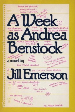 Dzhil Emerson - A Week as Andrea Benstock