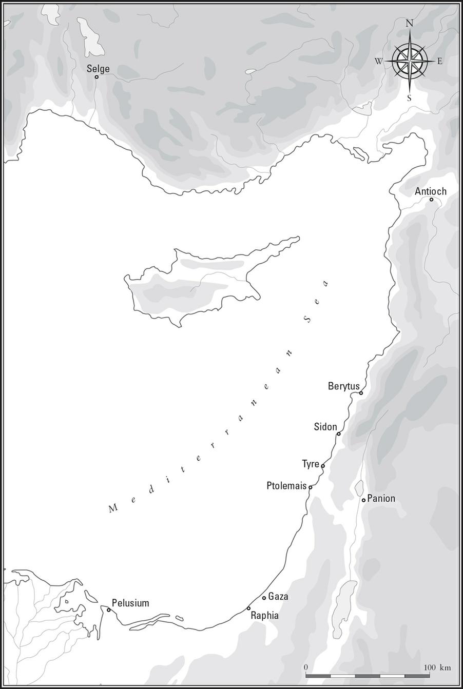 Map 3 The Poloponnese Map 4 The Eastern Mediterranean Map 5 The - photo 5