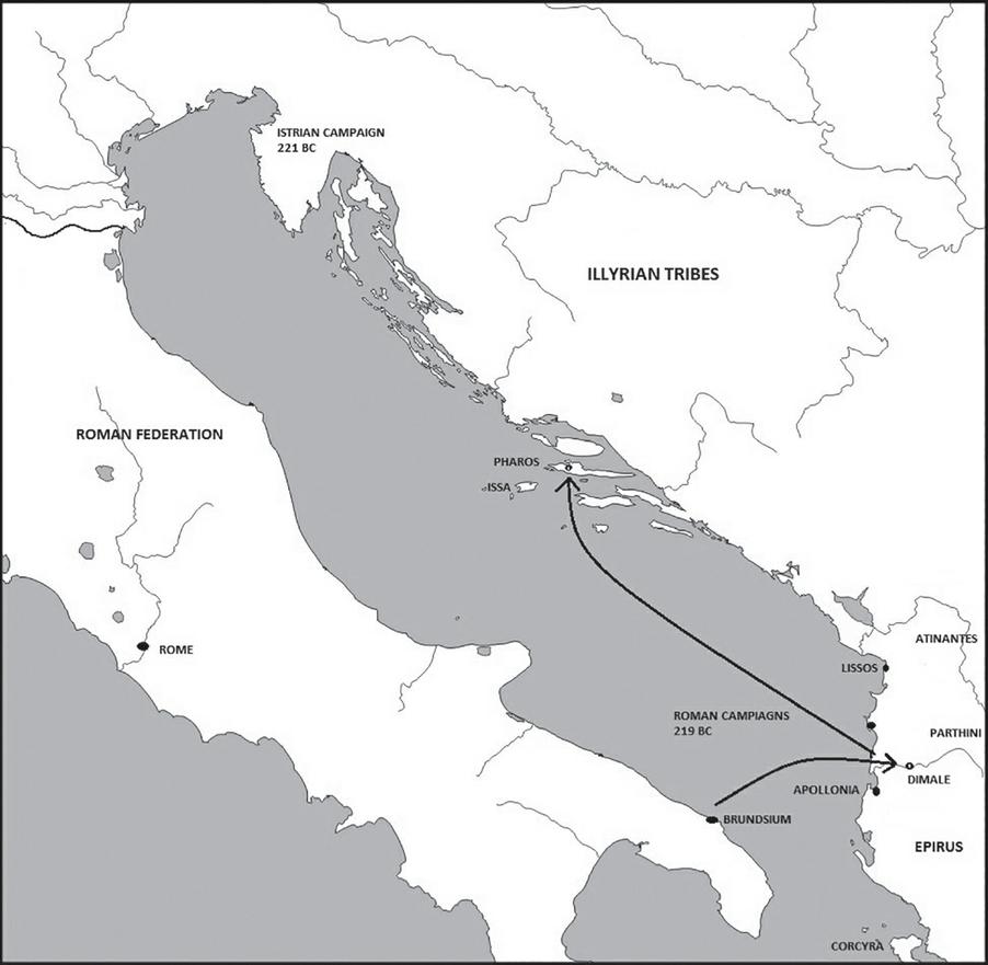 Map 7 Second Illyrian War 219 BC Map 8 The Mediterranean World in 218 - photo 9