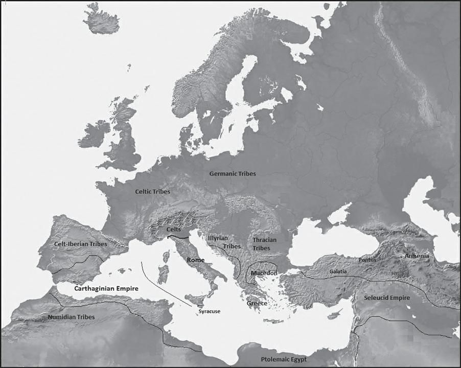 Map 8 The Mediterranean World in 218 BC Introduction In the Shadow of the - photo 10