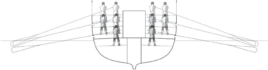 Seating Arrangements of Rowers in Quinquereme Illustration by Julia Lillo - photo 4
