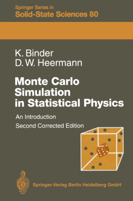 Binder K. - Monte Carlo Simulation in Statistical Physics: An Introduction