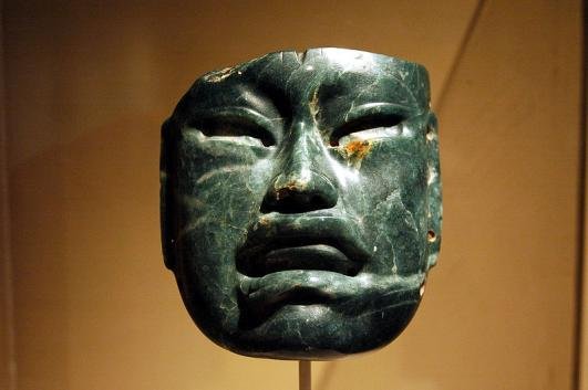 An Olmec mask made of jade The Olmec people are widely recognized as the - photo 3