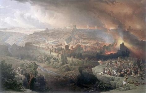 David Roberts Painting Depicting the Siege They ran every one through whom - photo 3