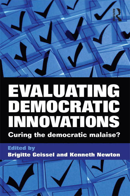 Evaluating Democratic Innovations In the face of increasing political - photo 1