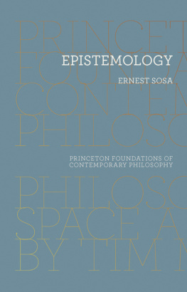 Ernest Sosa - Epistemology