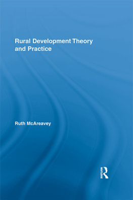 Ruth McAreavey Rural Development Theory and Practice