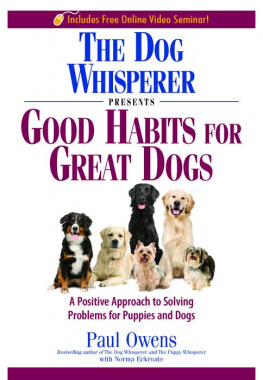 Norma Eckroate The Dog Whisperer Presents - Good Habits for Great Dogs: A Positive Approach to Solving Problems for Puppies and Dogs