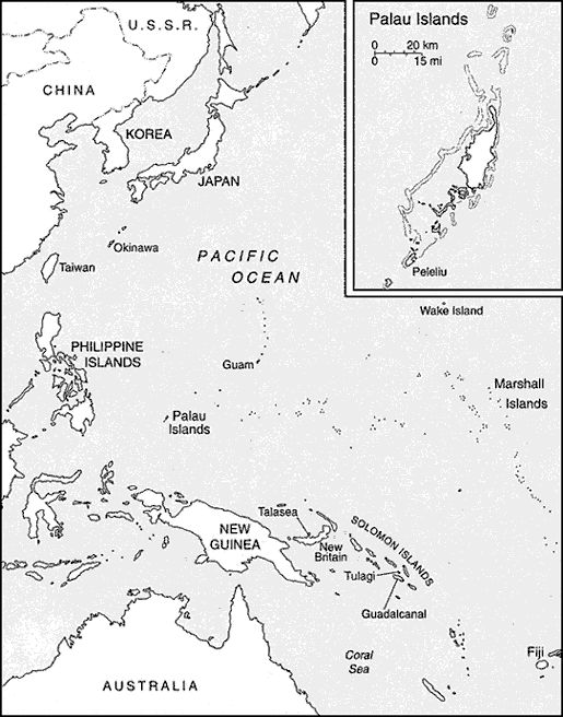 Areas of combat in the Pacific Theater discussed by the author New Guinea New - photo 12