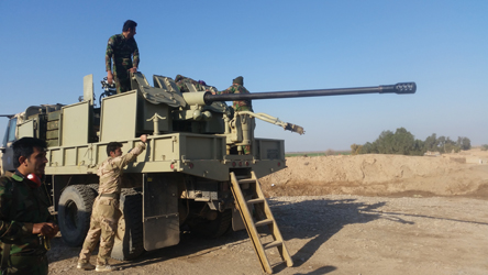 A Russian-made S-60 a 57-millimetre anti-aircraft gun at a Daquq strongpoint - photo 19