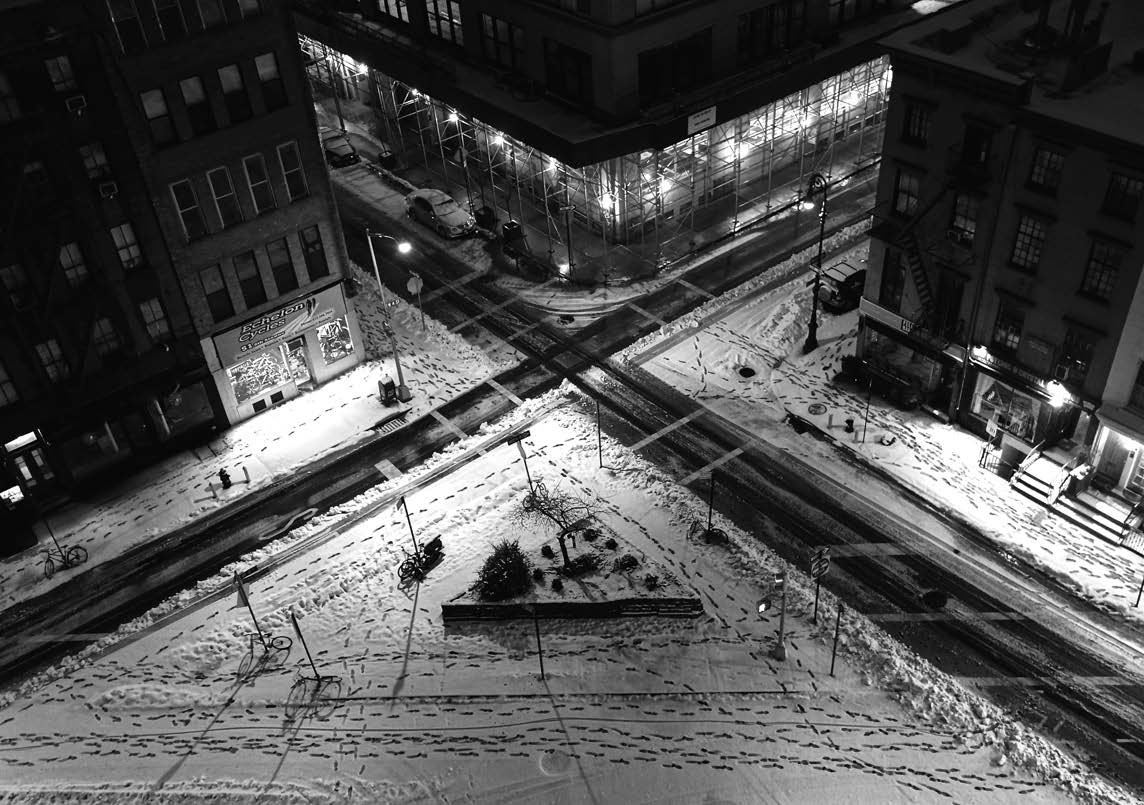 Cross Streets with Snow I moved to New York eight years ago and felt at - photo 2
