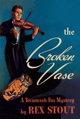 Rex Stout - The Broken Vase