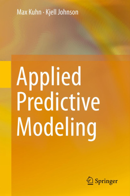 Max Kuhn - Applied Predictive Modeling