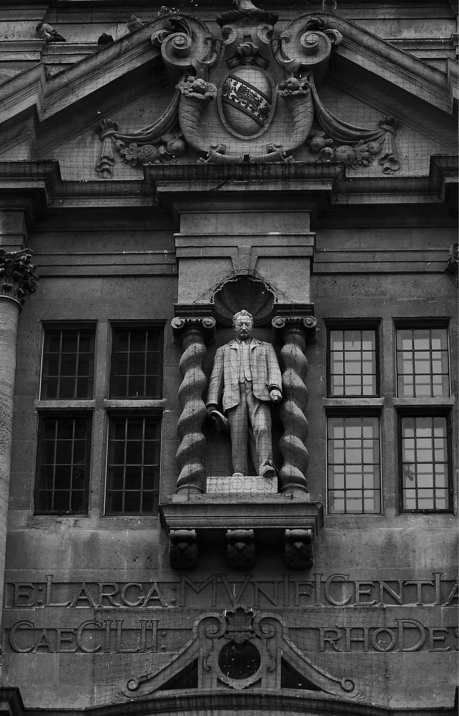 Statue of Cecil Rhodes at Oriel College at Oxford University He left money to - photo 3