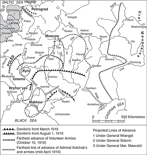 Map 2 The White Armies in 1919 Map 3 The Soviet Union in 1924 The - photo 3