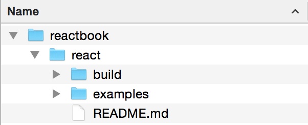 Figure 1-1 Your React directory listing The only file you need to get started - photo 2