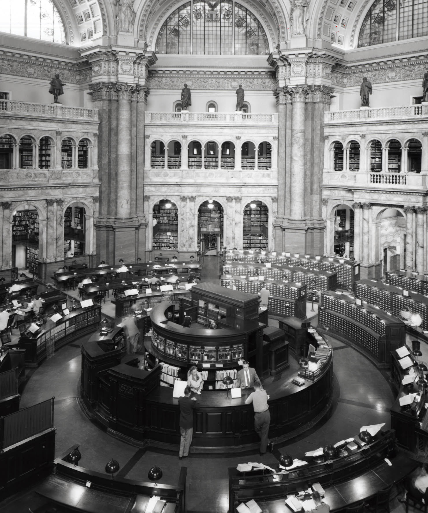 Main Reading Room Library of Congress circa 1950 Introduction Wandering the - photo 5