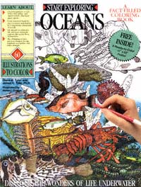 title Oceans A Fact-filled Coloring Book Start Exploring author - photo 1