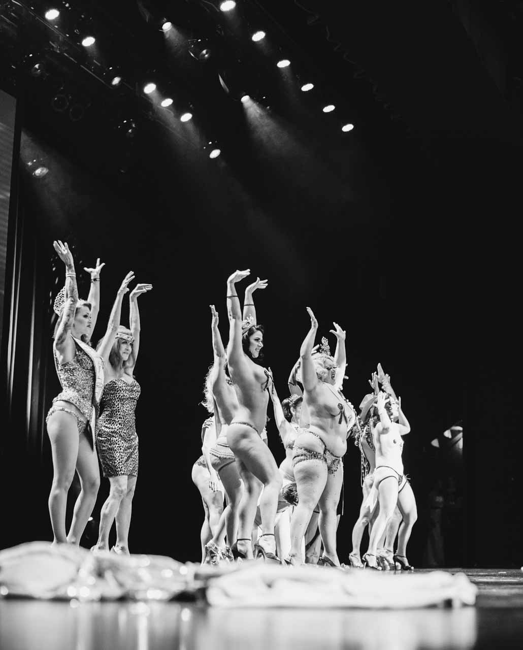 Former Miss Exotic Worlds perform at the Burlesque Hall of Fame 2015 The - photo 4