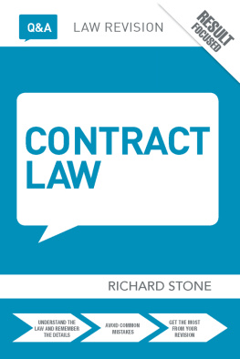 Richard Stone Q&A Contract Law