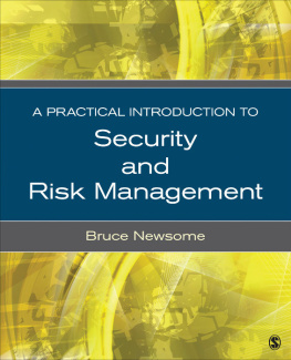 Bruce Oliver Newsome - A Practical Introduction to Security and Risk Management